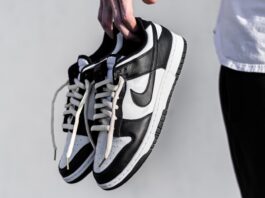 Nike Dunk Low wit zwart