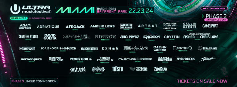 Ultra Miami 2024 Line-up: Ontdek de Meest Epische Elektronische Muziekervaring met Afrojack, David Guetta, Armin van Buuren en Meer!